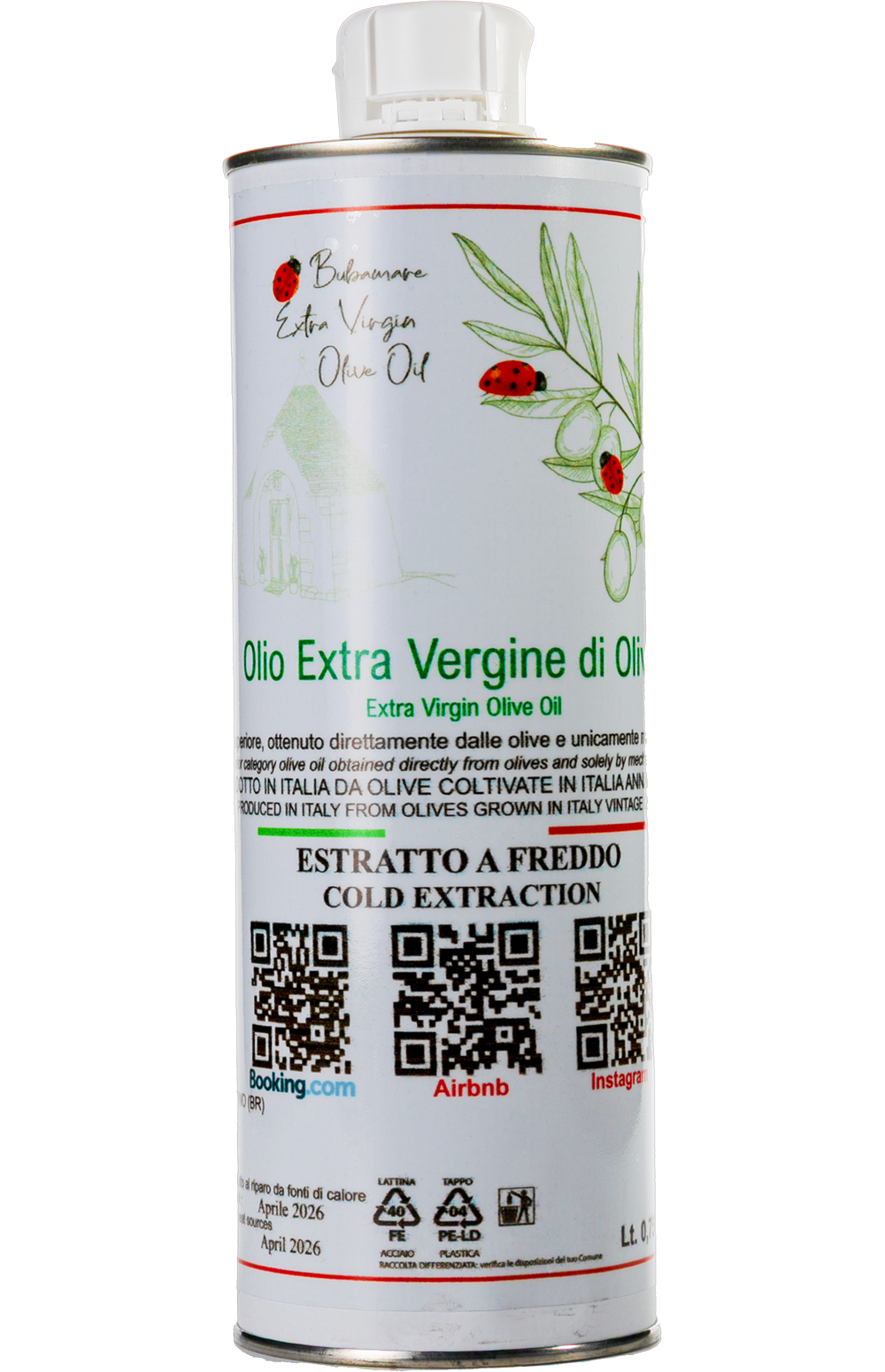 Bubamare Extra Virgin Olive Oil - Silver